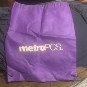 Metro pcs drawstring back pack